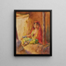 Ouled Naïl au voile rouge - Alphonse Birck — gerahmtes Bild an der Wand