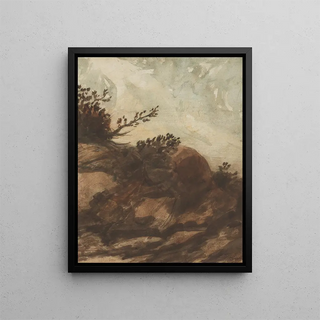 Alphonse Legros - Sunset Over the Hill.webp