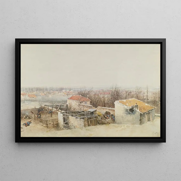 Alphonse Marie De Neuville - Champigny A Study For The Panorama Of The Battle Of Champigny.webp