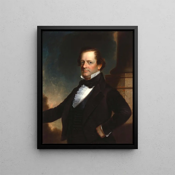 Henry N. Walker - Alvah Bradish — gerahmtes Bild an der Wand