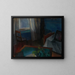 Innenraum - Alvar Cawén — gerahmtes Bild an der Wand
