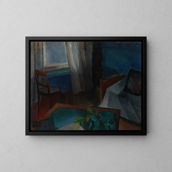 Innenraum - Alvar Cawén — gerahmtes Bild an der Wand