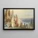 Sur les rives de la Corne d'Or - Amadeo Preziosi — gerahmtes Bild an der Wand