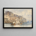 Das Palais de Boukoleon am Ufer des Marmara-Meeres - Amadeo Preziosi — gerahmtes Bild an der Wand