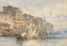 Das Palais de Boukoleon am Ufer des Marmara-Meeres - Amadeo Preziosi — Ansicht des Kunstwerks