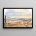 Blick auf die Goldene Horn - Amadeo Preziosi — gerahmtes Bild an der Wand