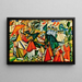 Prozession des Fronleichnams - Amadeo de Souza-Cardoso — gerahmtes Bild an der Wand