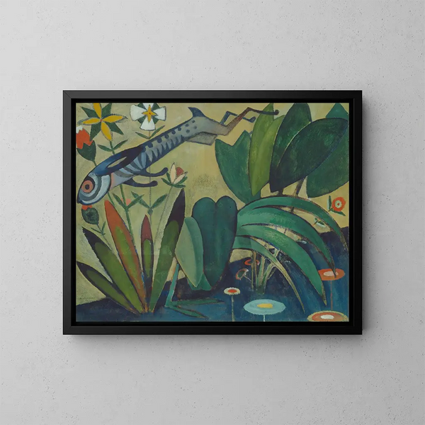 Der Hasensprung - Amadeo de Souza-Cardoso — gerahmtes Bild an der Wand