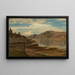 Abend in Nes Kvinnherred - Amaldus Nielsen — gerahmtes Bild an der Wand