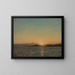 Sonnenuntergang in Hvaler - Amaldus Nielsen — gerahmtes Bild an der Wand