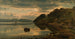 Ambiance du soir Skogsfjord Mandal - Amaldus Nielsen — Ansicht des Kunstwerks