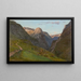 Depuis Stalheim - Amaldus Nielsen — gerahmtes Bild an der Wand