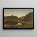 Seit Tjerndalen bei Risør - Amaldus Nielsen — gerahmtes Bild an der Wand