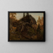 Historische Studie von Bjelland in Mandal - Amaldus Nielsen — gerahmtes Bild an der Wand