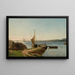 Quai de Hvaler - Amaldus Nielsen — gerahmtes Bild an der Wand