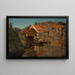 Zwischen den Klippen in Ny-Hellesund - Amaldus Nielsen — gerahmtes Bild an der Wand