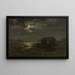 Mneskinn Kinn - Amaldus Nielsen — gerahmtes Bild an der Wand