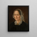 Portrait der Mutter des Künstlers - Amaldus Nielsen — gerahmtes Bild an der Wand