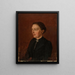 Portrait - Amaldus Nielsen — gerahmtes Bild an der Wand
