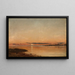 Sonnenuntergang in Fredrikstad - Amaldus Nielsen — gerahmtes Bild an der Wand