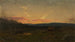 Sonnenuntergang in der Nähe des Bauernhofs - Amaldus Nielsen — Ansicht des Kunstwerks