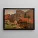 Solsvik Bergen - Amaldus Nielsen — gerahmtes Bild an der Wand