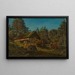 Sommerställe-Gemälde - Amaldus Nielsen — gerahmtes Bild an der Wand
