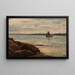 Küstenlandschaft in Hvaler - Amaldus Nielsen — gerahmtes Bild an der Wand