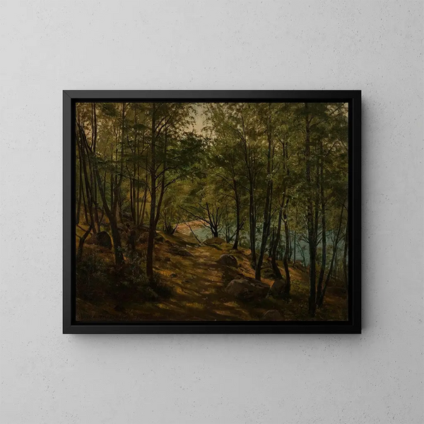 Die Wolfswald Mandal - Amaldus Nielsen — gerahmtes Bild an der Wand