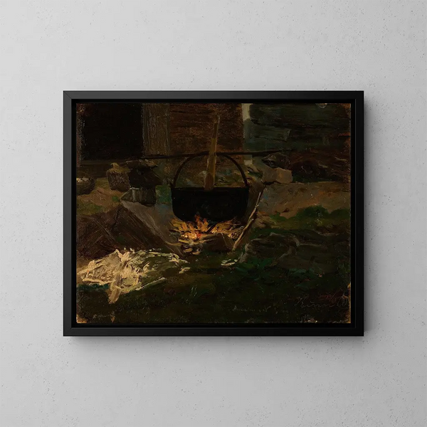 Vasque à graver - Amaldus Nielsen — gerahmtes Bild an der Wand