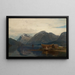 Vue de Hardanger - Amaldus Nielsen — gerahmtes Bild an der Wand