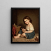 Frühstück - Amalia Lindegren — gerahmtes Bild an der Wand
