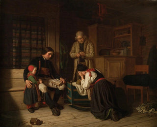 Der letzte Schlaf des kleinen - Amalia Lindegren — Ansicht des Kunstwerks