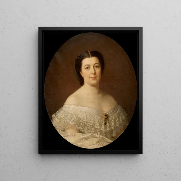 Oscara Fredrica Leopoldina Wahlström - Amalia Lindegren — gerahmtes Bild an der Wand