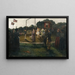 Zirkus unterwegs - Amandus Faure — gerahmtes Bild an der Wand