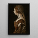 Bianca Maria Sforza - Ambrogio de Predis — gerahmtes Bild an der Wand