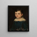 Portrait d'Oktawian Szukiewicz enfant - Ambroży Mieroszewski — gerahmtes Bild an der Wand