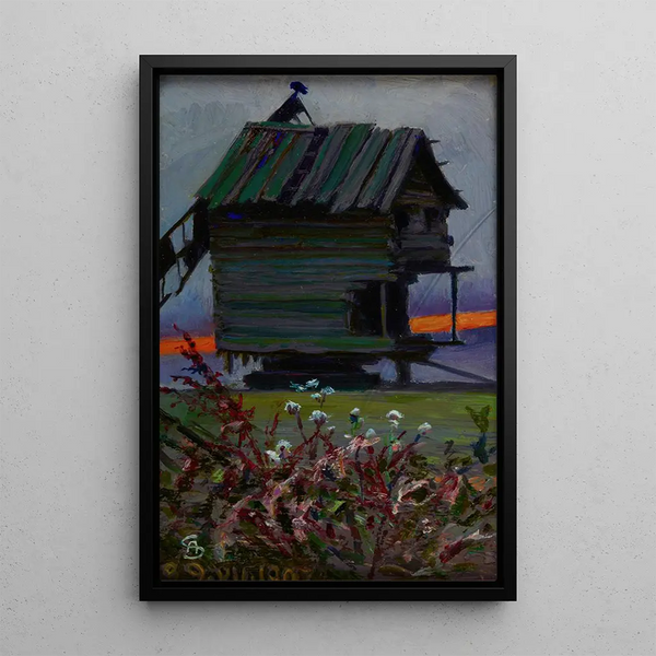 Reproduktion des Gemäldes Alter Windmühle - Ambroży Sabatowski
