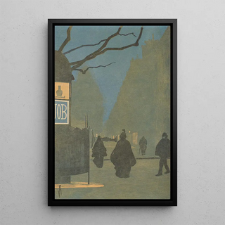 Amde Joyau - Boulevard Malesherbes le soir.webp