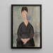 Reproduktion des Gemäldes Sänger des Cafés - Amedeo Modigliani