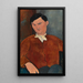 Reproduktion des Gemäldes Monsieur Deleu - Amedeo Modigliani