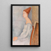 Reproduktion des Gemäldes Portrait de Jeanne Hébuterne - Amedeo Modigliani