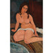 Nacktes Sitzen - Amedeo Modigliani — Ansicht des Kunstwerks