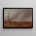 Feu de forêt - Ecole Américaine — gerahmtes Bild an der Wand