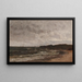 Plage chantante Manchester Massachusetts - Ecole Américaine — gerahmtes Bild an der Wand