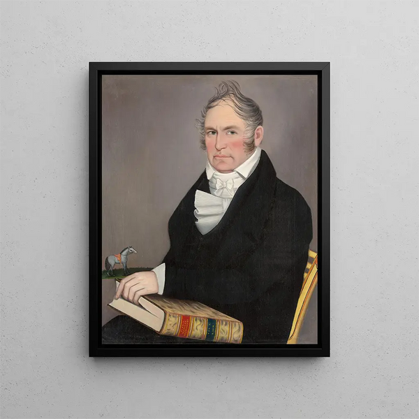 Cornelius Allerton - Ammi Phillips — gerahmtes Bild an der Wand