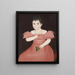 Mädchen in Rosa - Ammi Phillips — gerahmtes Bild an der Wand