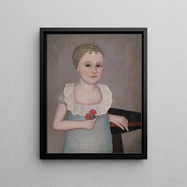 Henriette Dorr - Ammi Phillips — gerahmtes Bild an der Wand