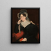 Jane Storm Teller - Ammi Phillips — gerahmtes Bild an der Wand