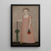 Portrait von Harriet Campbell - Ammi Phillips — gerahmtes Bild an der Wand